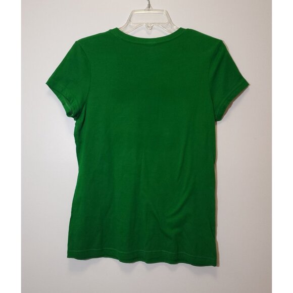 Irish T-Shirt "I'm Goin Green" Irish Shamrock Short Sleeve Shirt Womens Medium - Picture 3 of 7